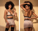 Mapale 8776 Three Piece Set Color Nude-Black