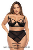 Mapale 8784X Two Piece Set Color Black