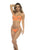 Mapale 8828 Sasha Three Piece Set Color Hot Orange