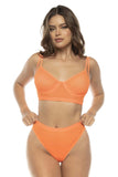 Mapale 8830 Margo Two Piece Set Color Hot Orange