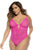 Mapale 8832X Debra Bodysuit Plus Color Hot Pink