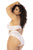 Mapale 8842X Emberly Two Piece Set Plus Color White