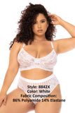 Mapale 8842X Emberly Two Piece Set Plus Color White