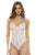 Mapale 8843 Emery Bodysuit Color White