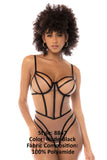 Mapale 8847 Promise Bodysuit Color Nude-Black