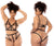 Mapale 8849X Havana Two Piece Set Plus Color Nude-Black