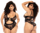 Mapale 8854X Nairobi Bodysuit Plus Color Black