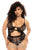 Mapale 8854X Nairobi Bodysuit Plus Color Black