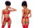 Mapale 8893 Three Piece Set Color Red