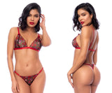 Mapale 8899 Two Piece Set Color Black-Red