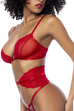 Mapale 8904 Three Piece Set Color Red