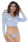 Mapale 8918 Two Piece Set Color Light Blue
