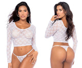 Mapale 8918 Two Piece Set Color White