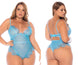Mapale 8919X Bodysuit Color Light Blue