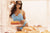 Mapale 8920 Two Piece Set Color Light Blue