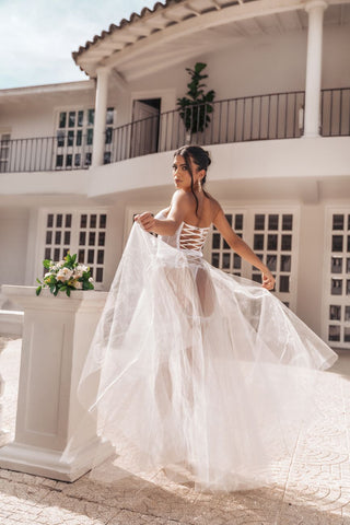 Mapale 8933 Four Piece Set Color White