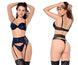 Mapale 8938 Two Piece Set Color Black-Blue