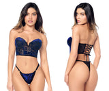 Mapale 8939 Two Piece Set Color Black-Blue