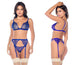 Mapale 8944 Three Piece Set Color Sapphire Blue