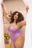 Mapale 8950X Bodysuit Color Wild Orchid