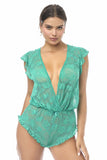 Mapale 8951 Romper-Babydoll Color Wild Teal