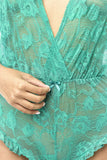 Mapale 8951 Romper-Babydoll Color Wild Teal