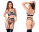 Mapale 8954 Three Piece Set Color Nude-Black