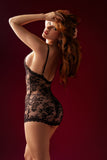 Mapale 8960 Romper-Babydoll Color Black