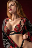 Mapale 8962 Two Piece Set Color Black-Red