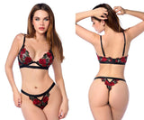 Mapale 8962 Two Piece Set Color Black-Red
