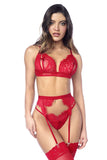 Mapale 8970 Three Piece Set Color Red