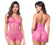 Mapale 8972 Romper-Babydoll Color Pink