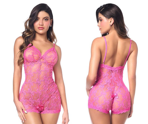 Mapale 8972 Romper-Babydoll Color Pink