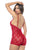 Mapale 8972 Romper-Babydoll Color Red