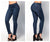 Mapale D1914 Butt Lifting Jeans with Side Zipper Color Blue