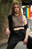 PLURAL PL007 Crop Top Color Black