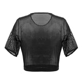 PLURAL PL009 Crop Top Color Black