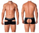 PPU 2104 Open Back Trunks Color Black