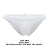 PPU 2303 Microfiber Bikini Color White