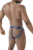 PPU 2308 One Side Mesh Jockstrap Color Blue