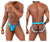 PPU 2308 One Side Mesh Jockstrap Color Turquoise