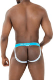 PPU 2308 One Side Mesh Jockstrap Color Turquoise