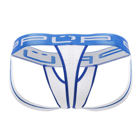PPU 2313 Peek-a-boo Jockstrap Color White