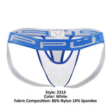 PPU 2313 Peek-a-boo Jockstrap Color White