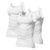 Papi 559102-100 3PK Square Neck Tank Color White