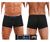 Papi 626182-968 Cool2 2PK Solid-Print Brazilian Trunks Color Black-Blue