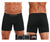 Papi 626185-962 Cool2 2PK Solid Boxer Briefs Color Black-Gray