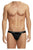 Papi 705910-001 3PK 1X1 Rib Jockstrap Color Black