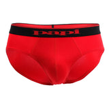 Papi 980403-950 3PK Cotton Stretch Brief Color Red-Gray-Black