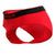 Papi 980403-950 3PK Cotton Stretch Brief Color Red-Gray-Black